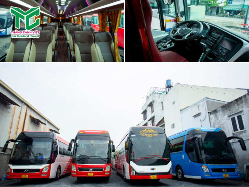 Đội xe đời mới, tiện nghi, nội thất đầy đủ (ảnh Thắng Cảnh Việt)