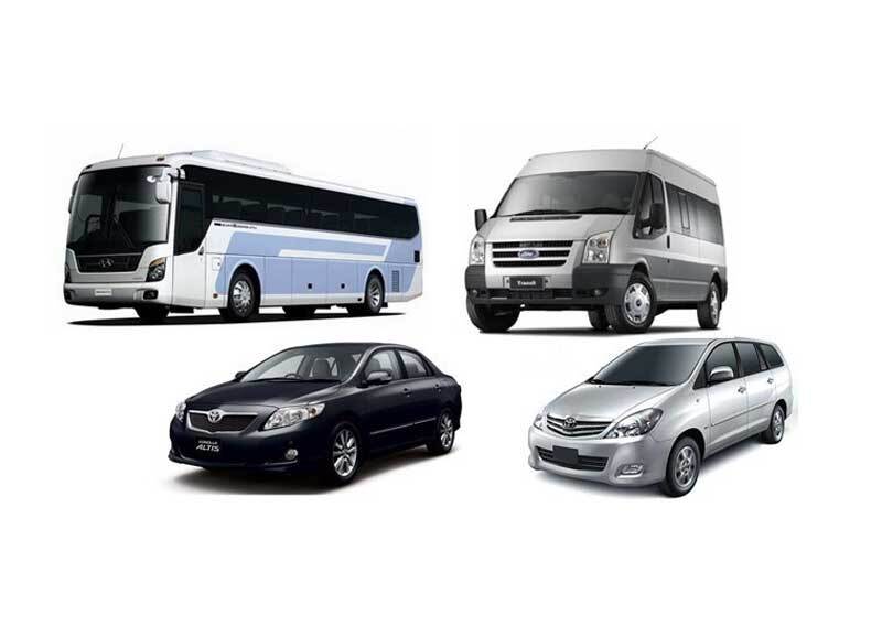 Các loại hình xe chuyên đưa đón nhân viên KCN (Ảnh: sưu tầm)