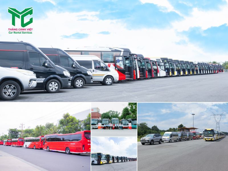 Những lợi ích khi thuê xe đưa đón công nhân tại KCN (Ảnh: Thắng Cảnh Việt)