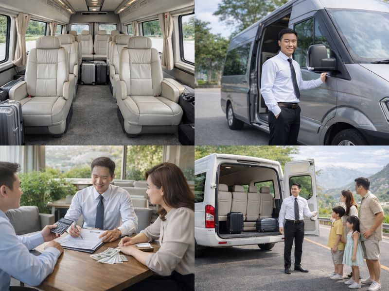 Dịch vụ thuê xe 16 chỗ trọn gói - Đi lại an tâm, chi phí rõ ràng (Ảnh sưu tầm)