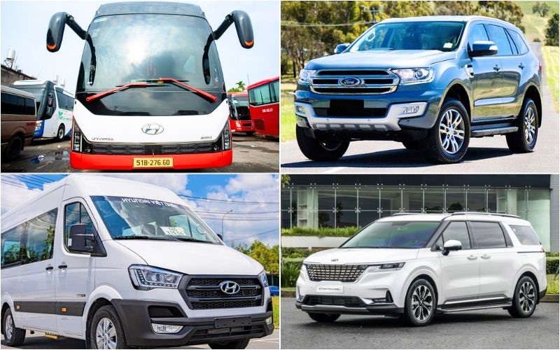 Đội ngũ xe đáp ứng đa dạng nhu cầu khách hàng (Ảnh: Thắng Cảnh Việt)