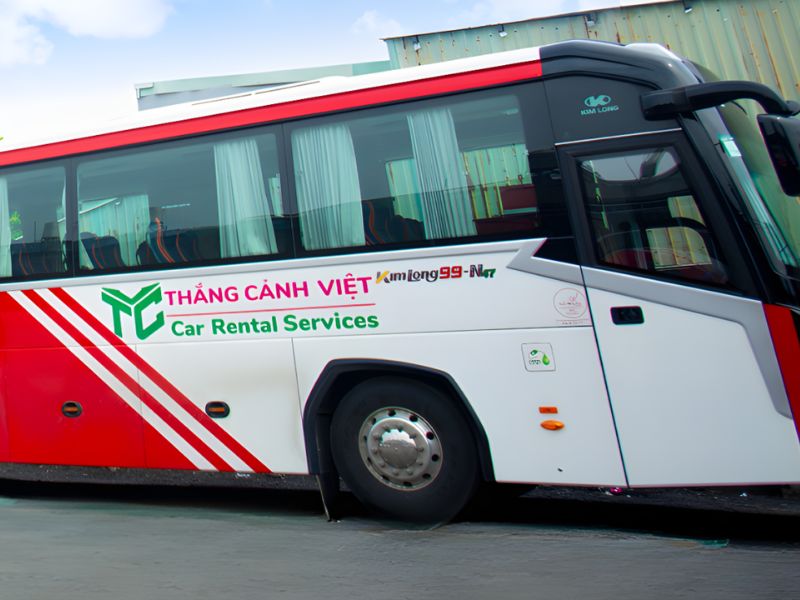 Dịch vụ cho thuê xe của Thắng Cảnh Việt (ảnh: Thắng Cảnh Việt)