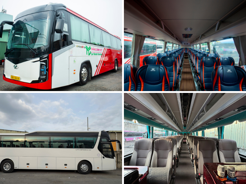Các dòng xe 45 chỗ tại Thắng Cảnh Việt (Ảnh: Thắng Cảnh Việt)