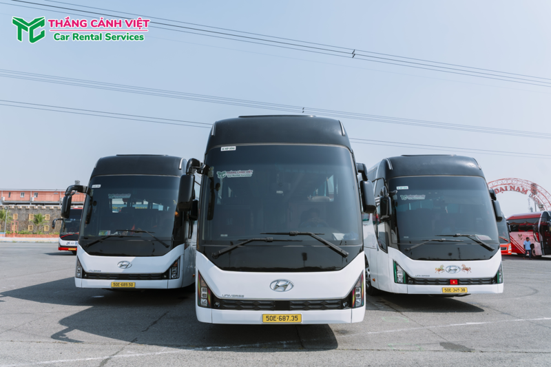 Dịch vụ cho thuê xe 45 chỗ của Thắng Cảnh Việt