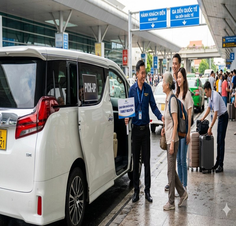 Thuê xe 7 chỗ đưa đón tại sân bay (Ảnh sưu tầm)