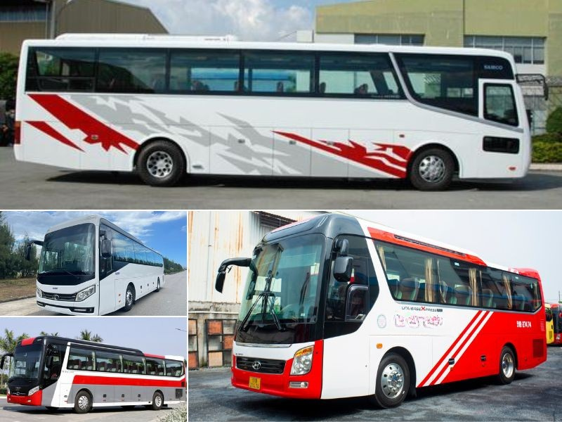 Các dòng xe 45 chỗ tại Thắng Cảnh Việt
