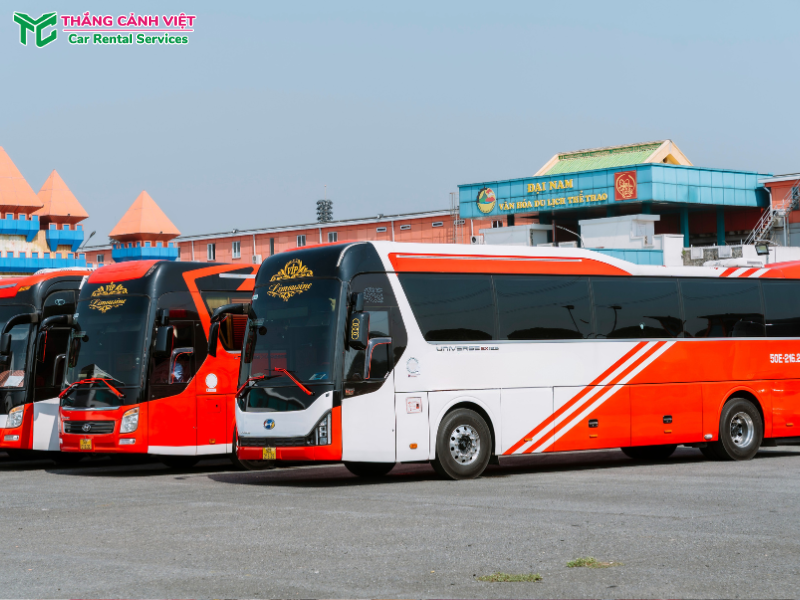Đội xe 45 chỗ nhà Thắng Cảnh Việt đa dạng dòng