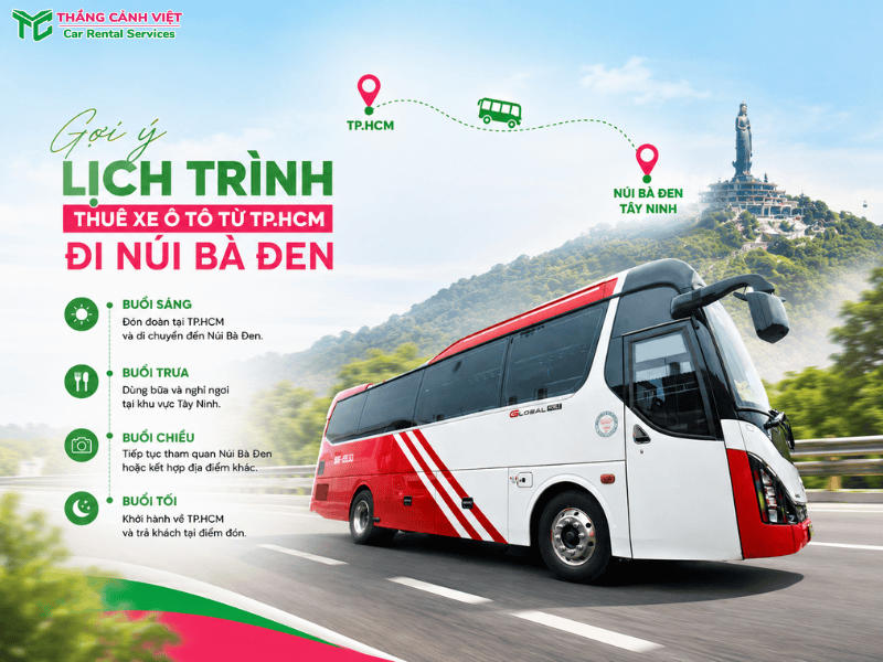 Gợi ý lịch trình từ Thành phố Hồ Chí Minh đi Tây Ninh