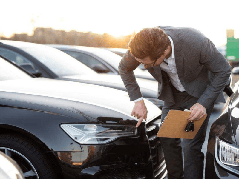 Kiểm tra xe kỹ lưỡng trước khi rời điểm giao nhận