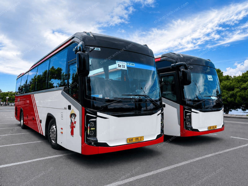 Xe du lịch 45 chỗ Thắng Cảnh Việt phục vụ đoàn khách đi Đà Lạt