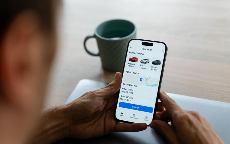 Đặt xe tự lái nhanh chóng ngay trên điện thoại