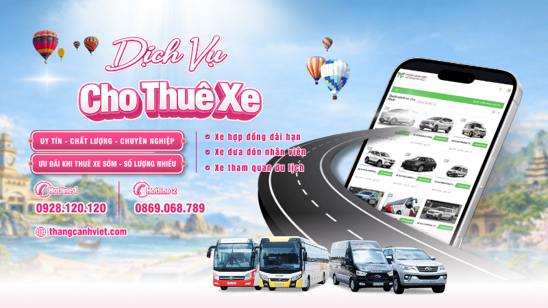 Dịch vụ thuê xe nhiều kinh nghiệm, chuyên nghiệp