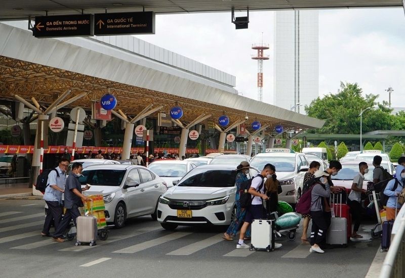 Nhà ga T2 sân bay Tân Sơn Nhất phục vụ hành khách trên các chuyến bay quốc tế 