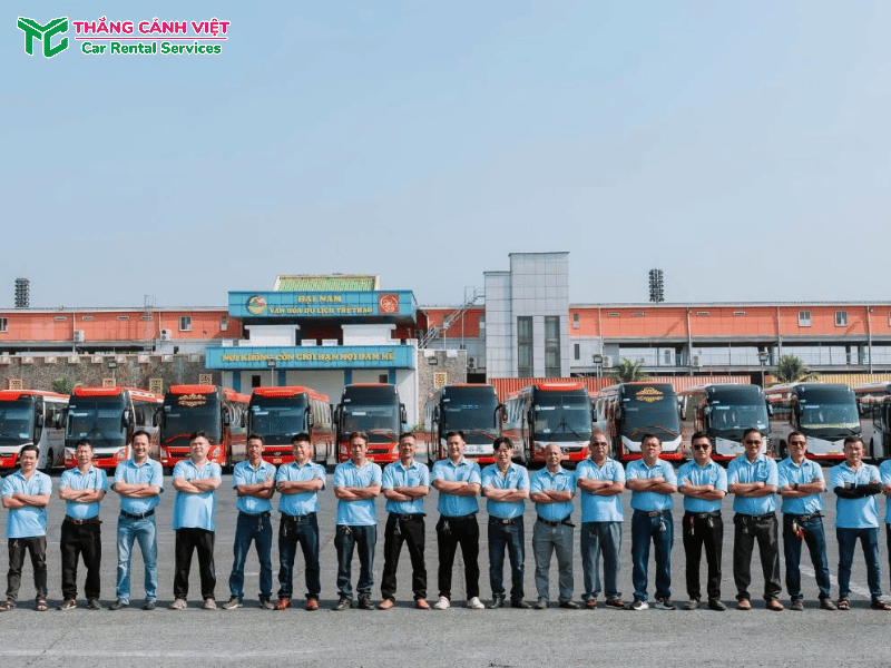 Dàn xe và đội ngũ tài xế Thắng Cảnh Việt phục vụ nhu cầu di chuyển từ Sân bay Long Thành về TP.HCM